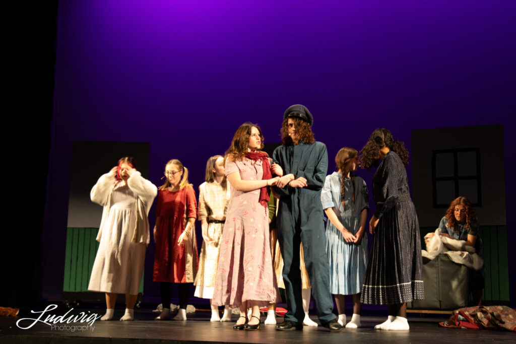 Musical performance of Annie by the Laramie High School Theatre group. Laramie Wyoming Ludwig Photography