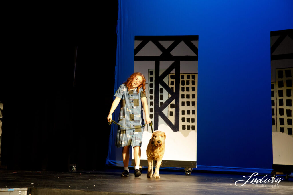 Musical performance of Annie by the Laramie High School Theatre group. Laramie Wyoming Ludwig Photography